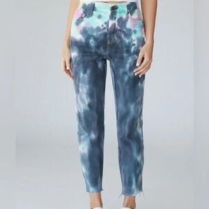 PacSun Multicolor Tie-Dye High Rise Jeans